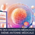 Illustration pour 54ème antenne médicale: Optimisation de la gestion des dossiers médicaux numériques et physiques (Potentiel à Court Terme)