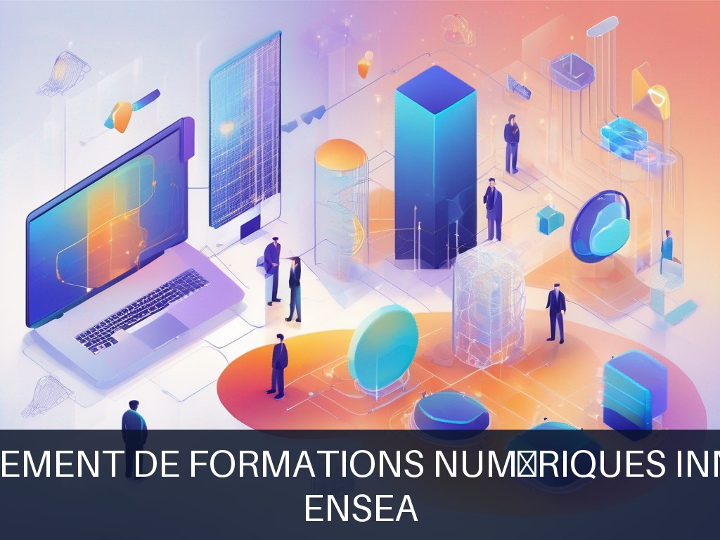 Illustration pour ENSEA: Développement de formations numériques innovantes