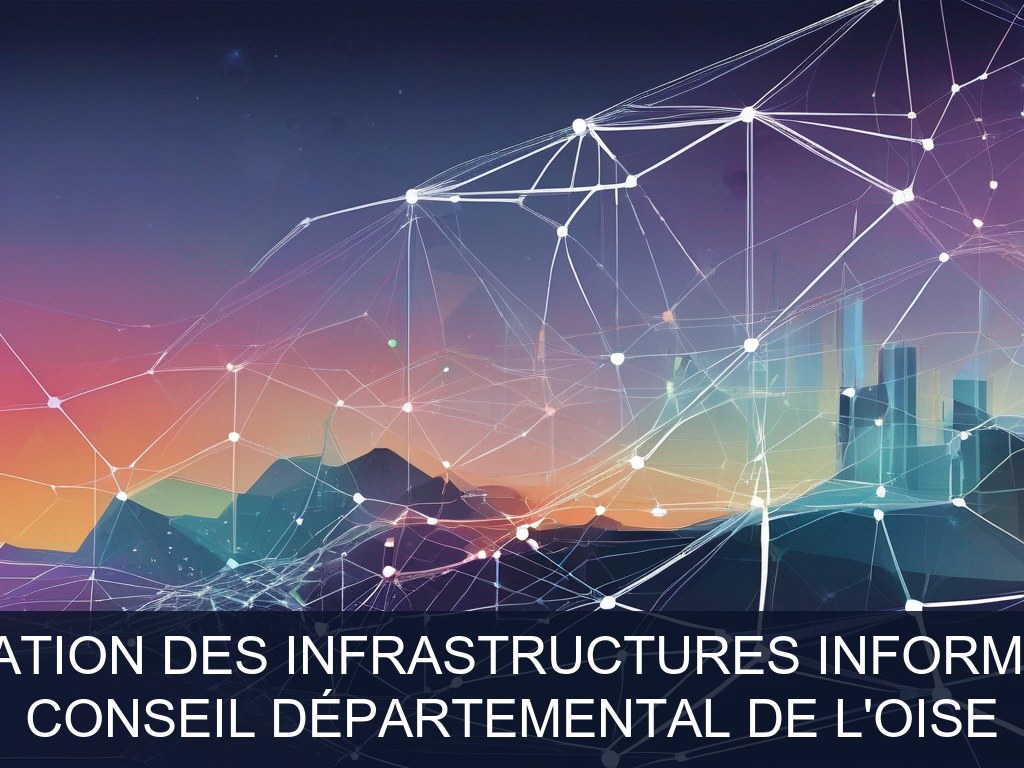 Illustration pour Conseil Départemental de l'Oise: Optimisation des infrastructures informatiques (Potentiel à Court Terme)