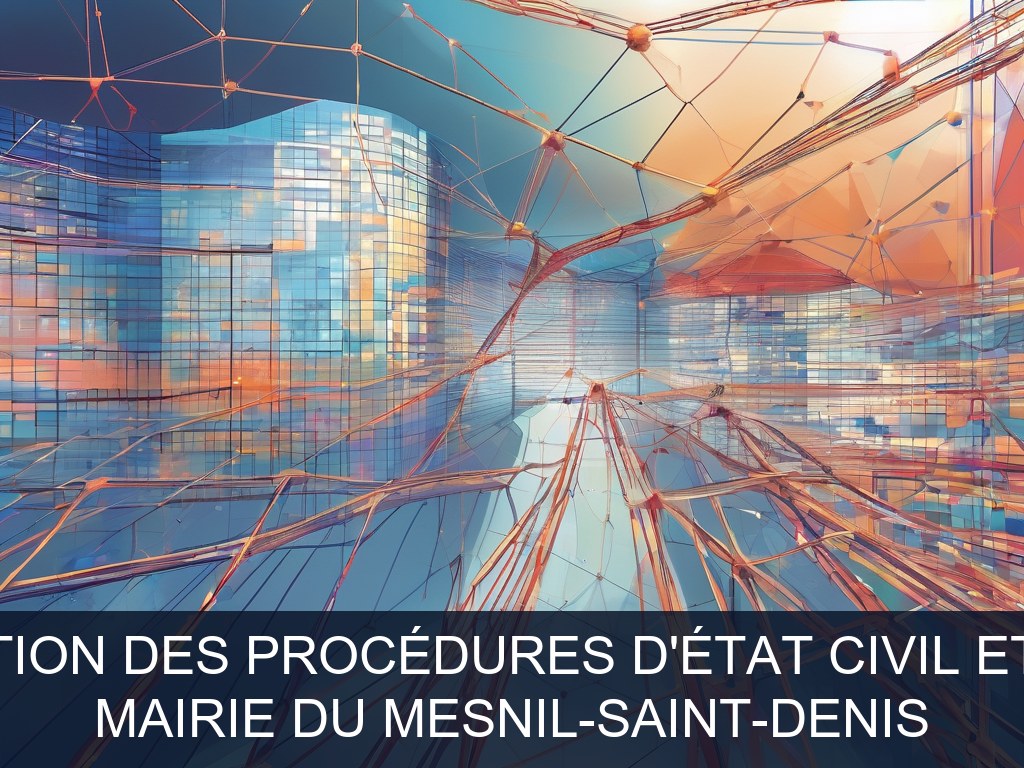 Illustration pour Mairie du Mesnil-Saint-Denis: Digitalisation des procédures d'état civil et d'accueil (Potentiel à Court Terme)