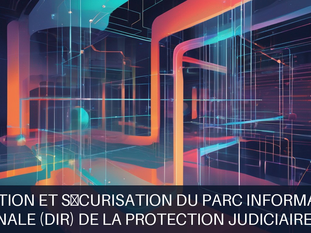 Illustration pour Direction Interrégionale (DIR) de la Protection Judiciaire de la Jeunesse (DPJJ): Modernisation et sécurisation du parc informatique DPJJ (Opportunité