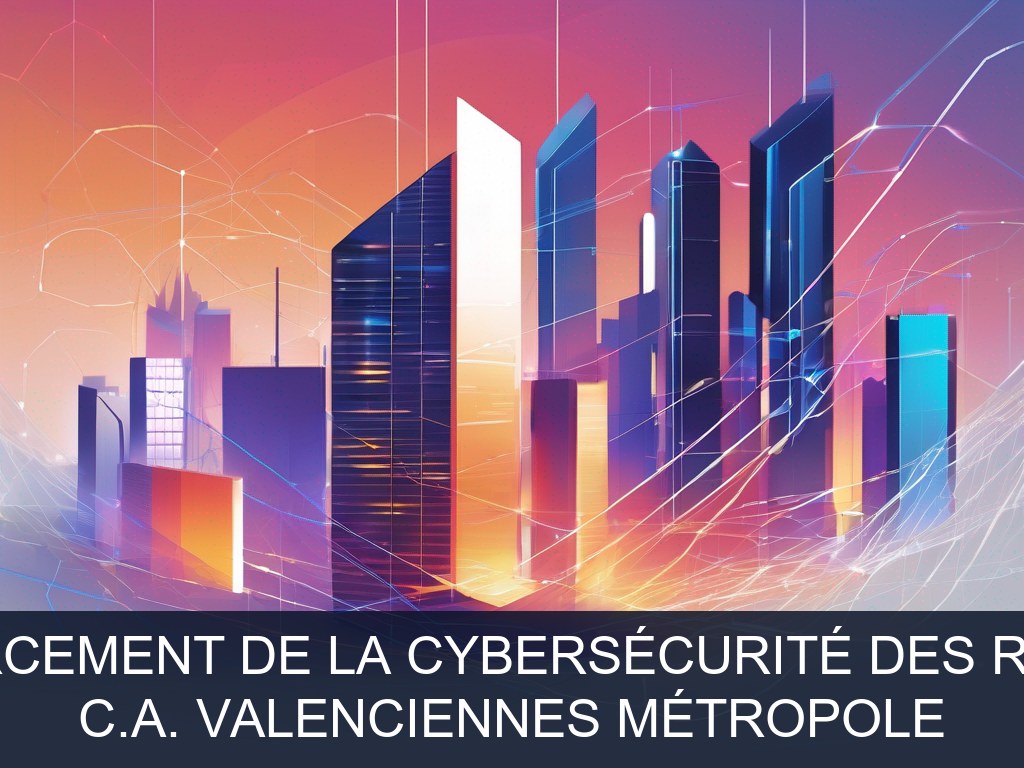 Illustration pour C.A. Valenciennes Métropole: Renforcement de la Cybersécurité des Réseaux (Potentiel à Court Terme)