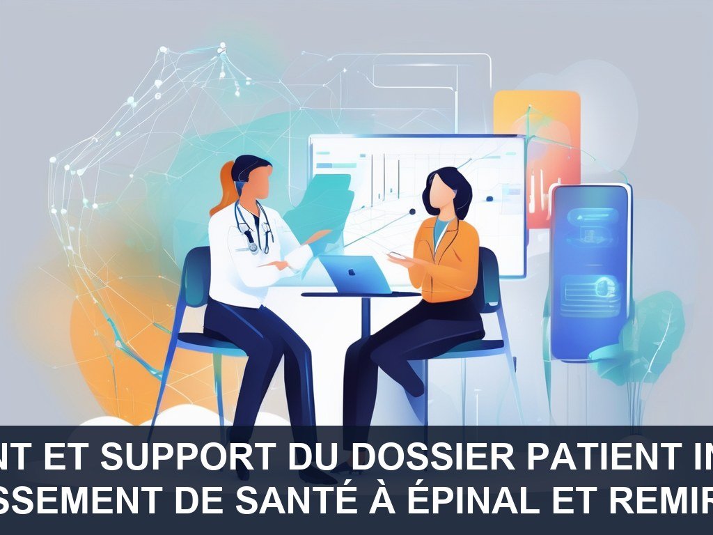 Illustration pour Établissement de santé à Épinal et Remiremont: Déploiement et Support du Dossier Patient Informatisé
