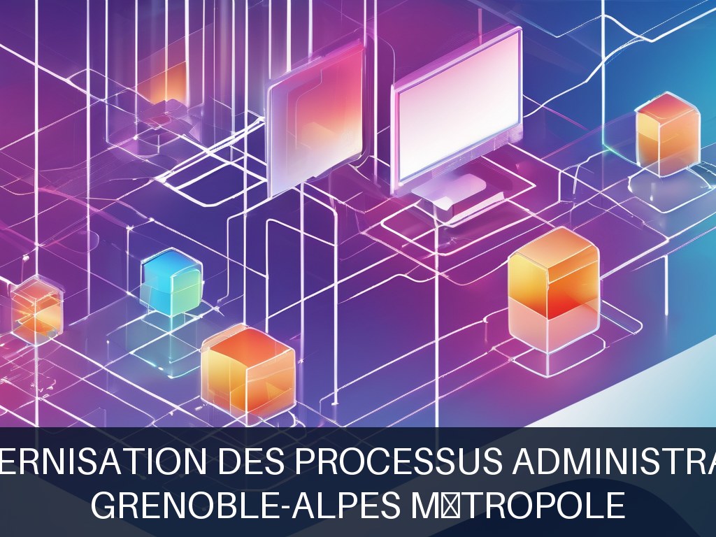 Illustration pour Grenoble-Alpes Métropole: Modernisation des processus administratifs