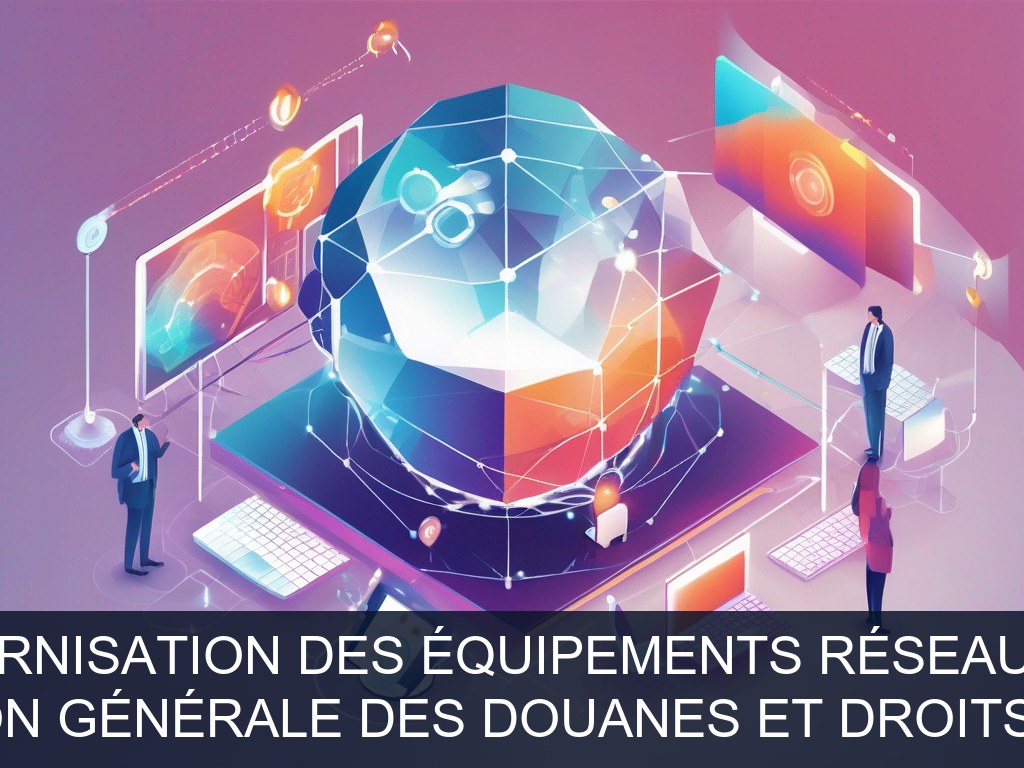 Illustration pour DGDDI (Direction Générale des Douanes et Droits Indirects), CID: Gestion et modernisation des équipements réseaux et de sécurité (Potentiel à Court Te