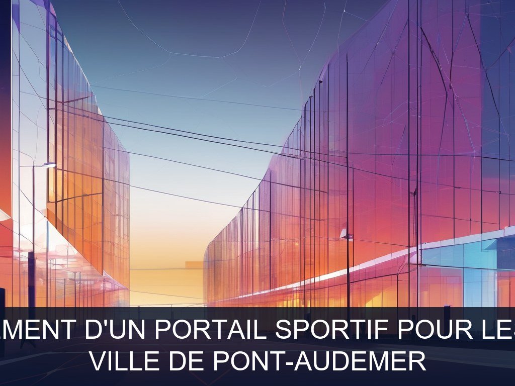 Illustration pour Ville de Pont-Audemer: Développement d'un portail sportif pour les citoyens