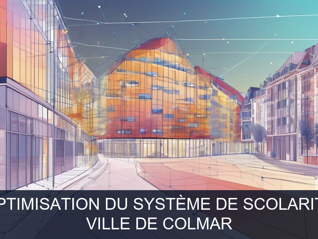 Illustration pour Ville de Colmar: Optimisation du système de scolarité