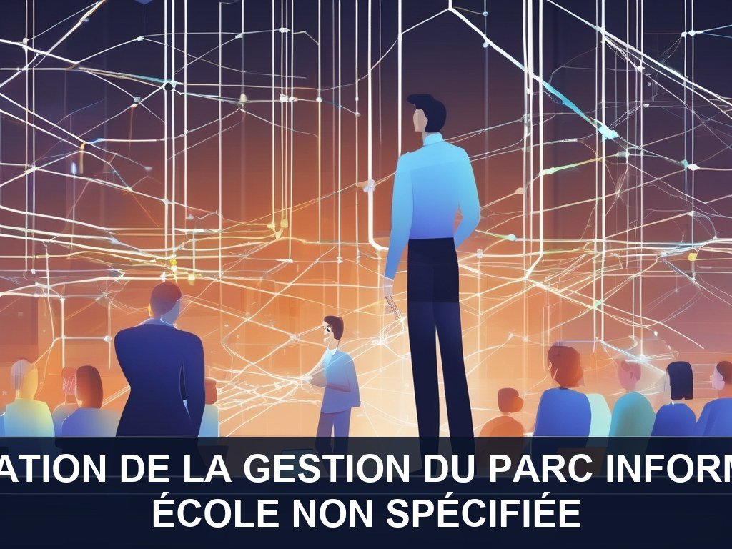Illustration pour École non spécifiée: Optimisation de la Gestion du Parc Informatique