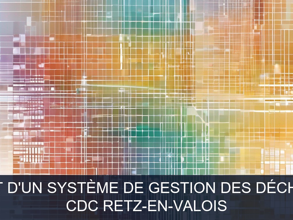 Illustration pour CDC RETZ-EN-VALOIS: Développement d'un système de gestion des déchets numérique