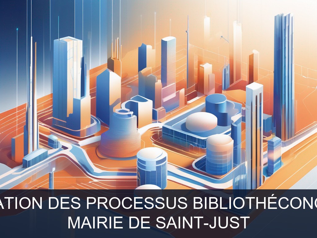 Illustration pour Mairie de Saint-Just: Optimisation des processus bibliothéconomiques