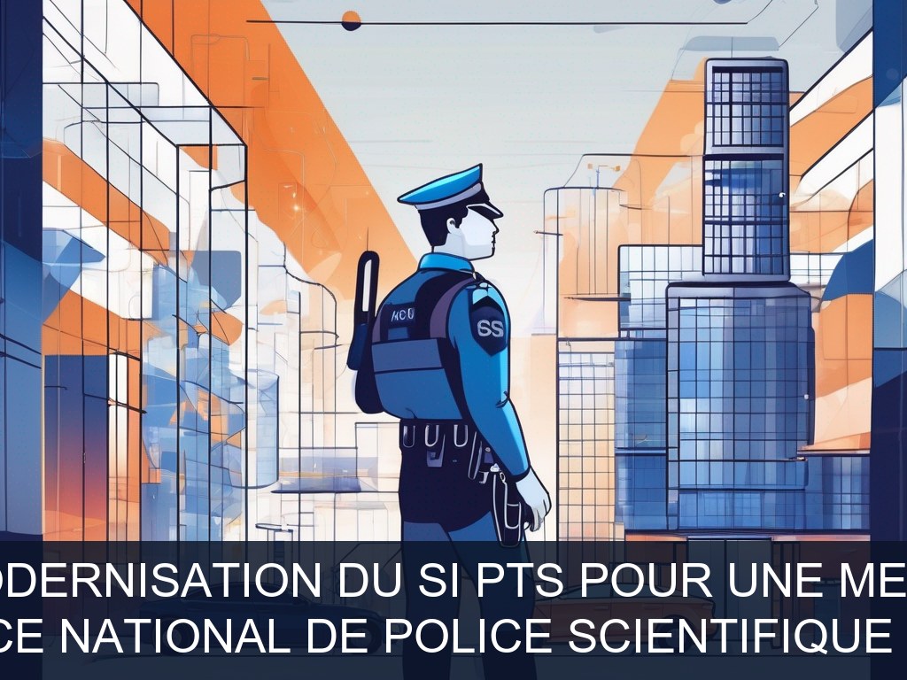 Illustration pour Service National de Police Scientifique (SNPS): Urbanisation et modernisation du SI PTS pour une meilleure cohérence