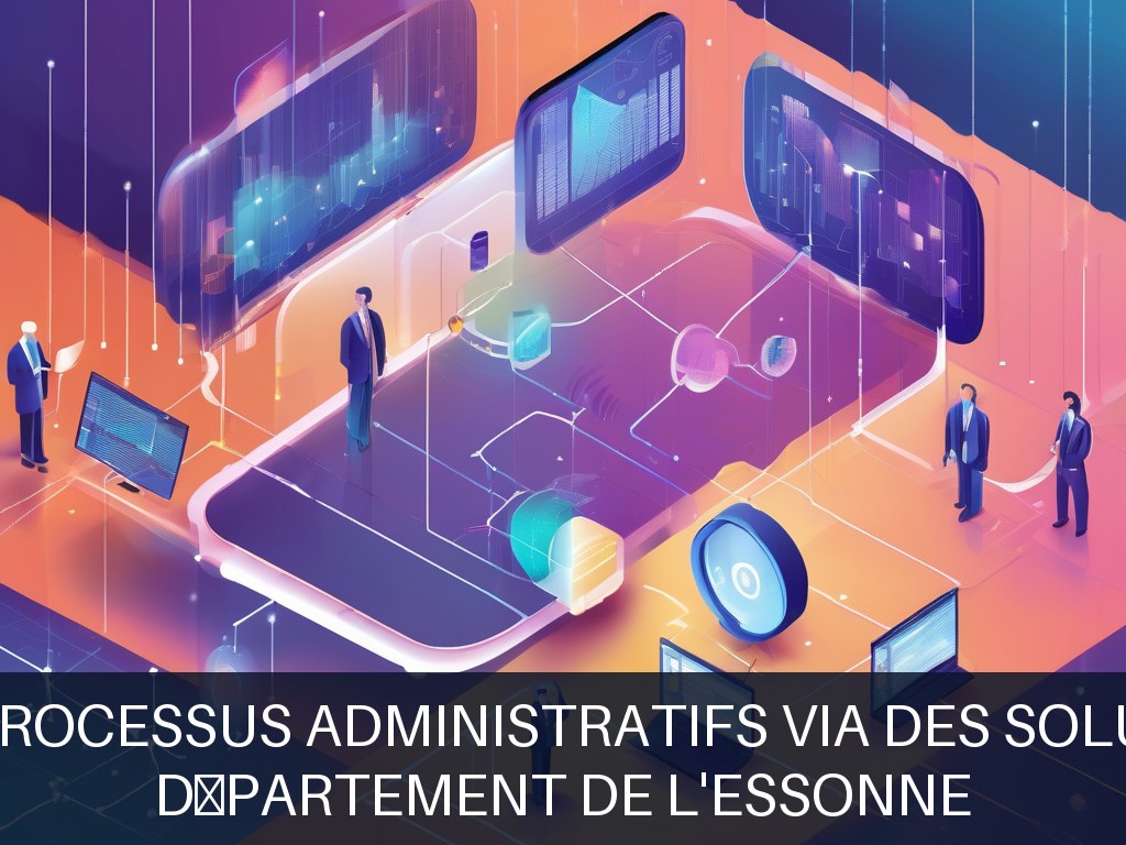 Illustration pour Département de l'Essonne: Optimisation des processus administratifs via des solutions numériques (Potentiel à Court Terme)