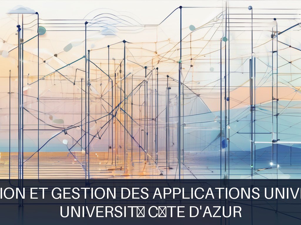 Illustration pour Université Côte d'Azur: Optimisation et gestion des applications universitaires (Potentiel à Court Terme)