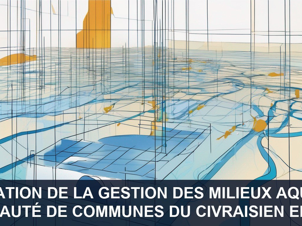 Illustration pour Communauté de Communes du Civraisien en Poitou: Amélioration de la Gestion des Milieux Aquatiques