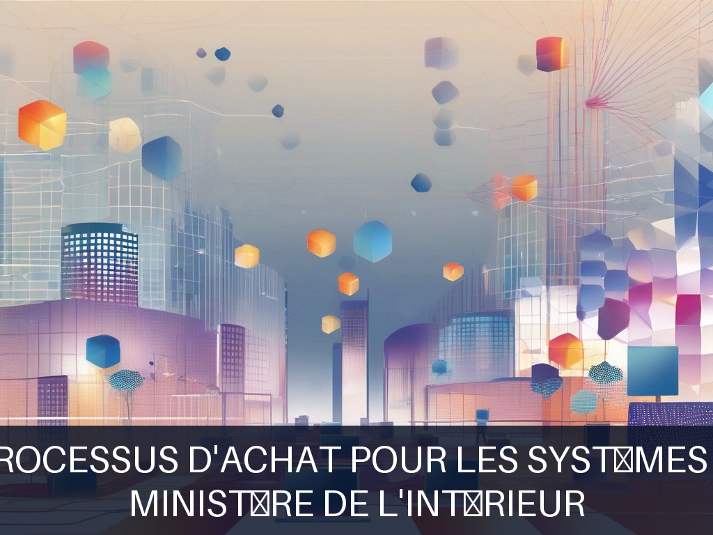 Illustration pour Ministère de l'Intérieur: Optimisation des processus d'achat pour les systèmes de communication (Potentiel à Court Terme)