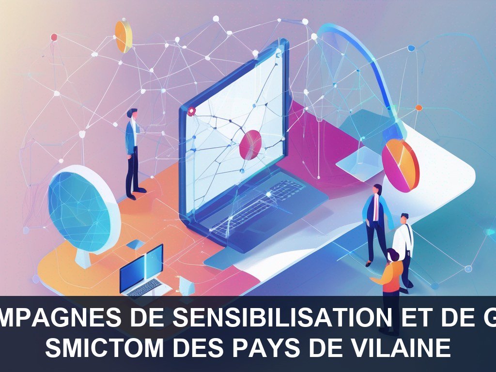 Illustration pour SMICTOM des Pays de Vilaine: Optimisation des campagnes de sensibilisation et de gestion des données