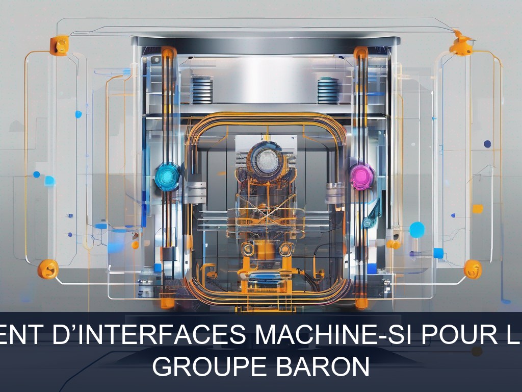 Illustration pour Groupe BARON: Développement d’interfaces machine-SI pour l’industrie 4.0 (Potentiel à Court Terme)