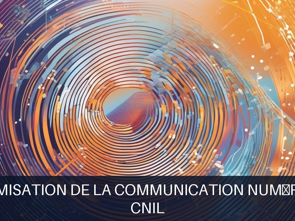 Illustration pour CNIL: Optimisation de la communication numérique (Potentiel à Court Terme)