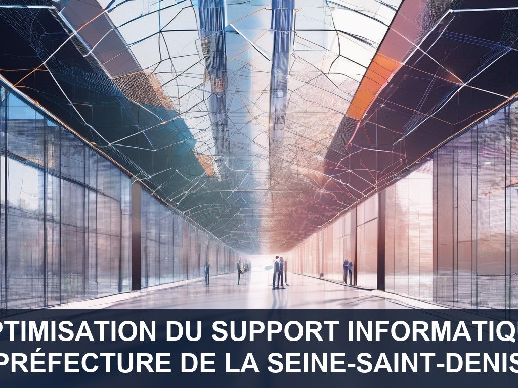 Illustration pour Préfecture de la Seine-Saint-Denis: Optimisation du Support Informatique