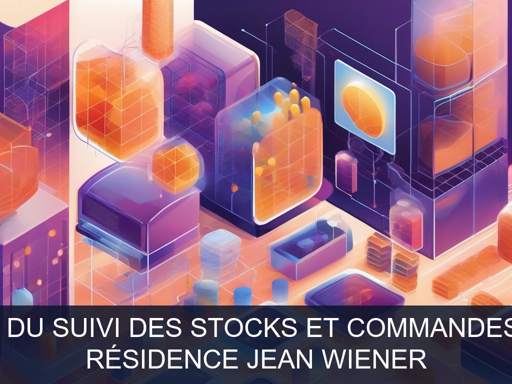 Illustration pour Résidence Jean Wiener: Digitalisation du suivi des stocks et commandes alimentaires (Potentiel à Court Terme)