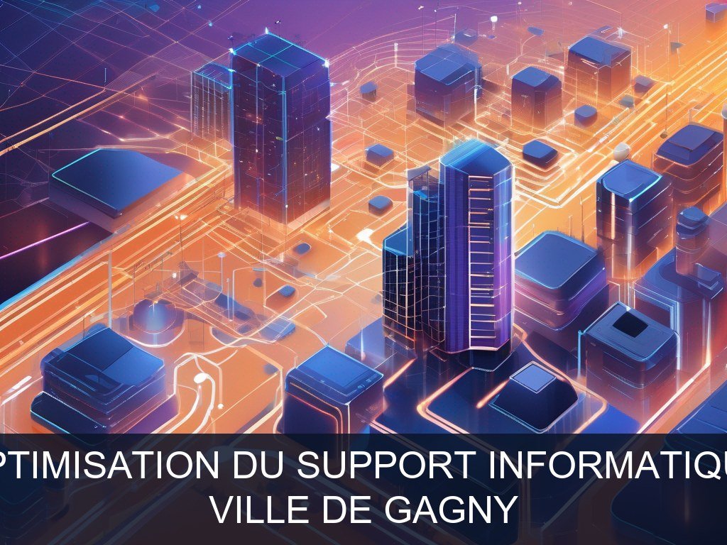 Illustration pour Ville de Gagny: Optimisation du Support Informatique