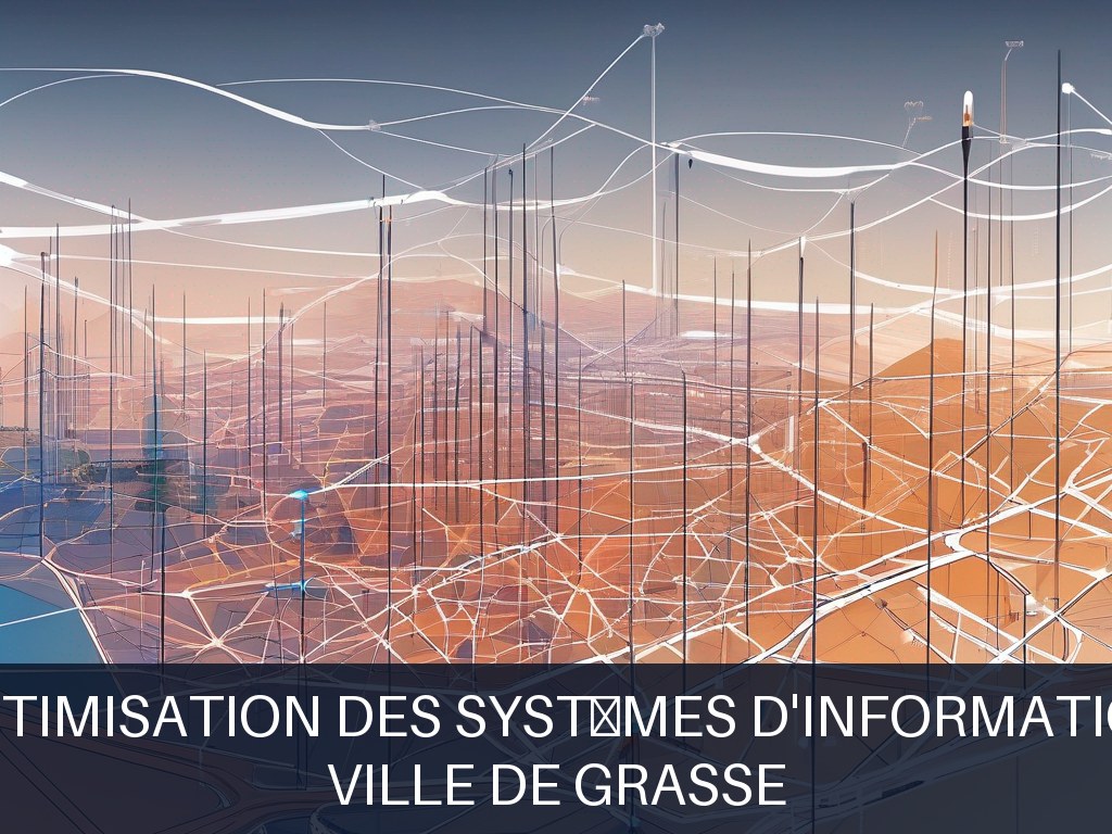 Illustration pour Ville de Grasse: Optimisation des systèmes d'information (Potentiel à Court Terme)