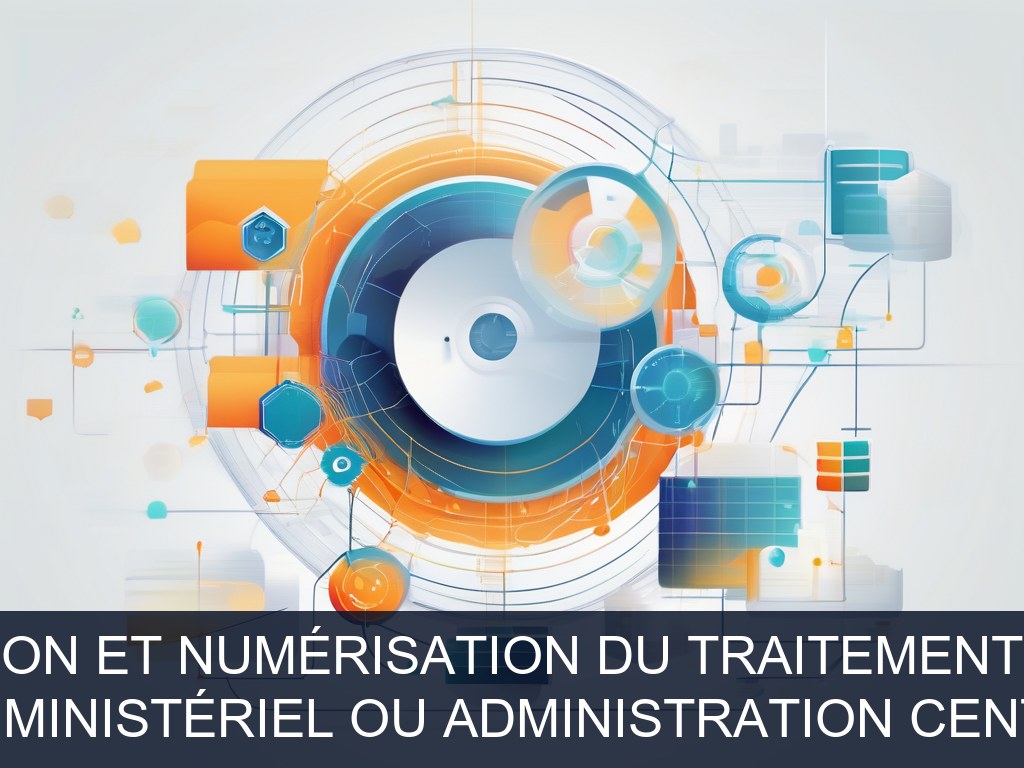 Illustration pour Non spécifié (Cabinet ministériel ou administration centrale, probablement): Automatisation et numérisation du traitement du courrier (Potentiel à Cou