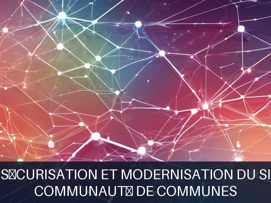 Illustration pour Communauté de Communes: Sécurisation et Modernisation du SI (Potentiel à Court Terme)