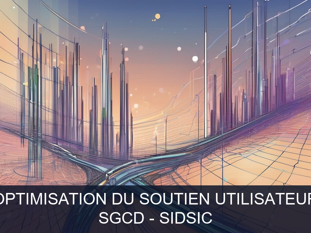 Illustration pour SGCD - SIDSIC: Optimisation du Soutien Utilisateur (Potentiel à Court Terme)