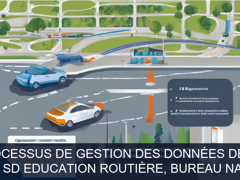 Illustration pour Délégation à la Sécurité Routière – SD Education Routière, Bureau National des Droits à Conduire (BNDC): Optimisation des processus de gestion des don