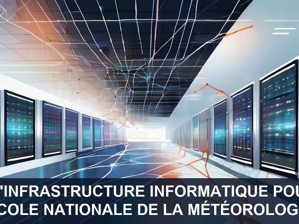Illustration pour École Nationale de la Météorologie: Amélioration de l'Infrastructure Informatique pour l'Enseignement