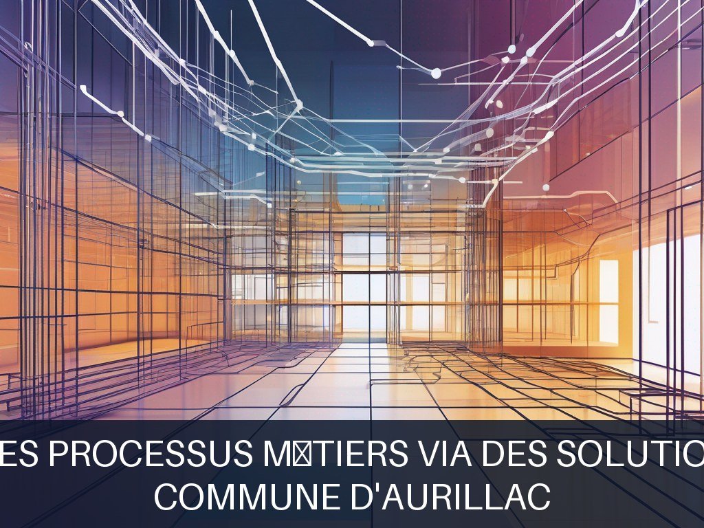 Illustration pour Commune d'Aurillac: Optimisation des processus métiers via des solutions numériques