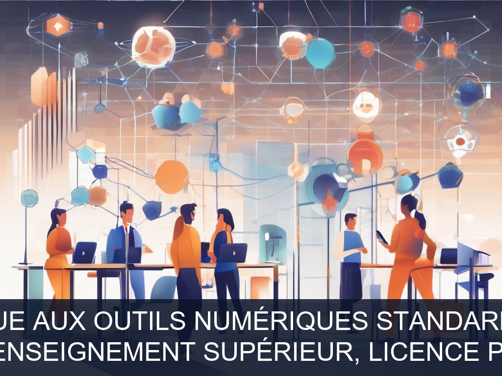 Illustration pour Université (enseignement supérieur, Licence Psychologie): Formation pratique aux outils numériques standards pour étudiants (Potentiel à Court Terme)