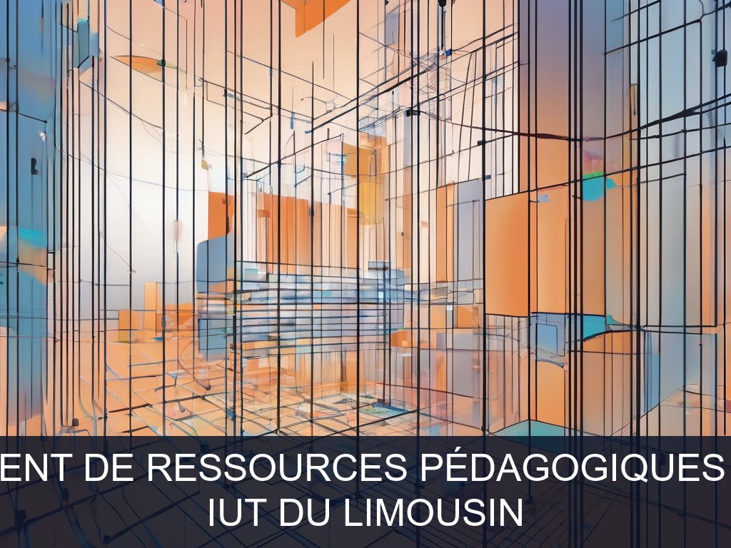 Illustration pour IUT du Limousin: Développement de ressources pédagogiques numériques