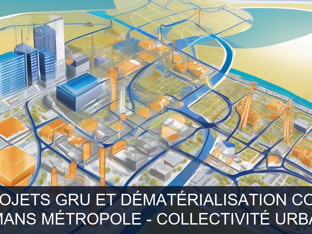 Illustration pour Le Mans Métropole - Collectivité Urbaine: Pilotage de projets GRU et dématérialisation conformes RGPD (Potentiel à Court Terme)