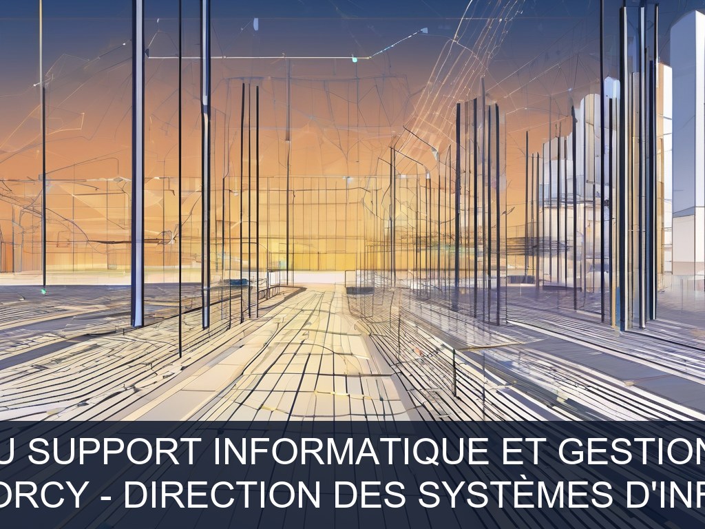 Illustration pour Ville de Torcy - Direction des Systèmes d'Information: Optimisation du support informatique et gestion des incidents (Potentiel à Court Terme)