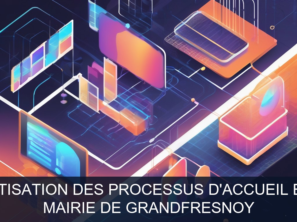Illustration pour Mairie de Grandfresnoy: Digitalisation et automatisation des processus d'accueil et gestion documentaire