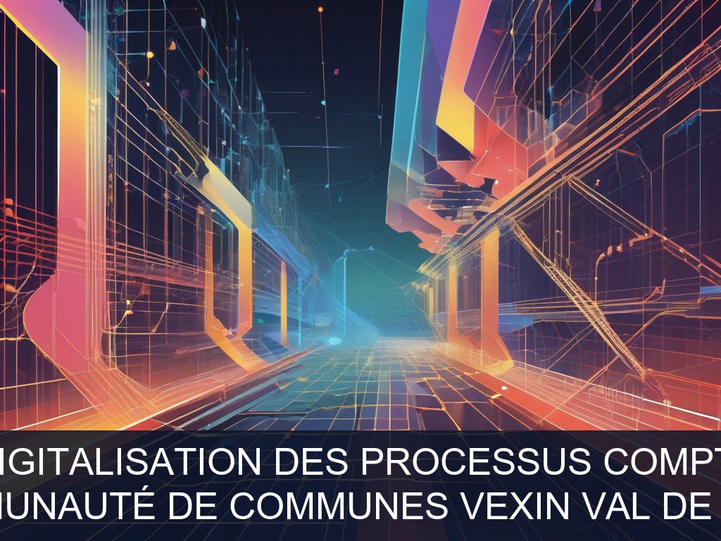 Illustration pour Communauté de Communes Vexin Val de Seine: Automatisation et digitalisation des processus comptables et financiers