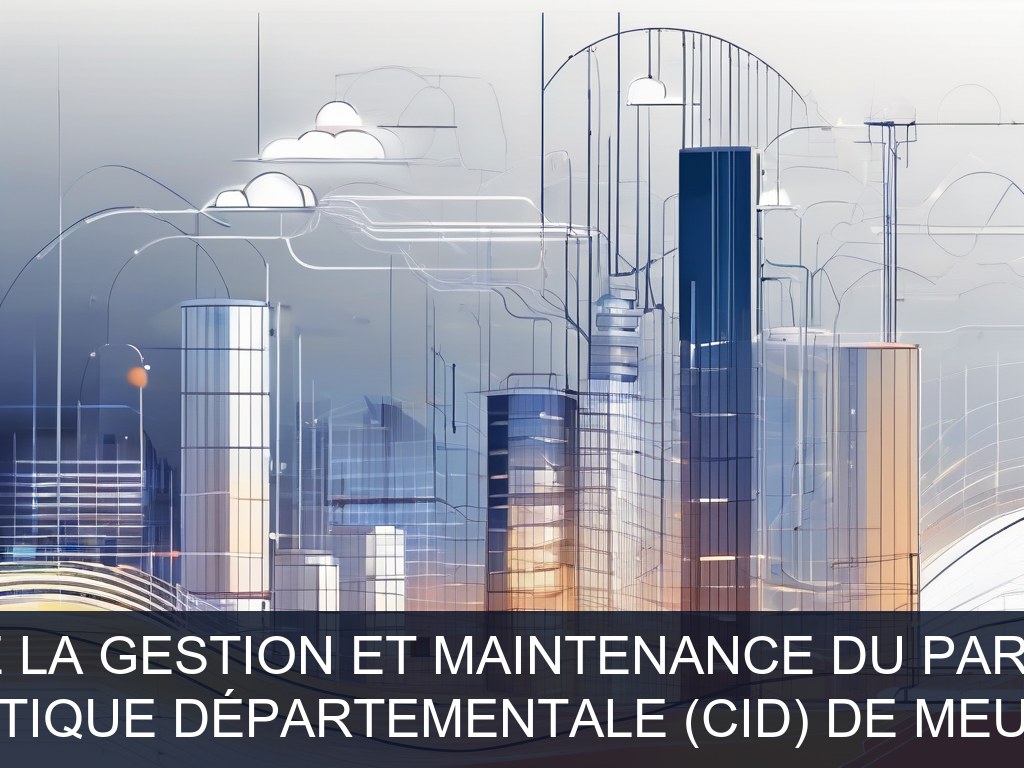 Illustration pour Cellule informatique départementale (CID) de Meurthe et Moselle: Optimisation de la gestion et maintenance du parc informatique (Potentiel à Court Ter