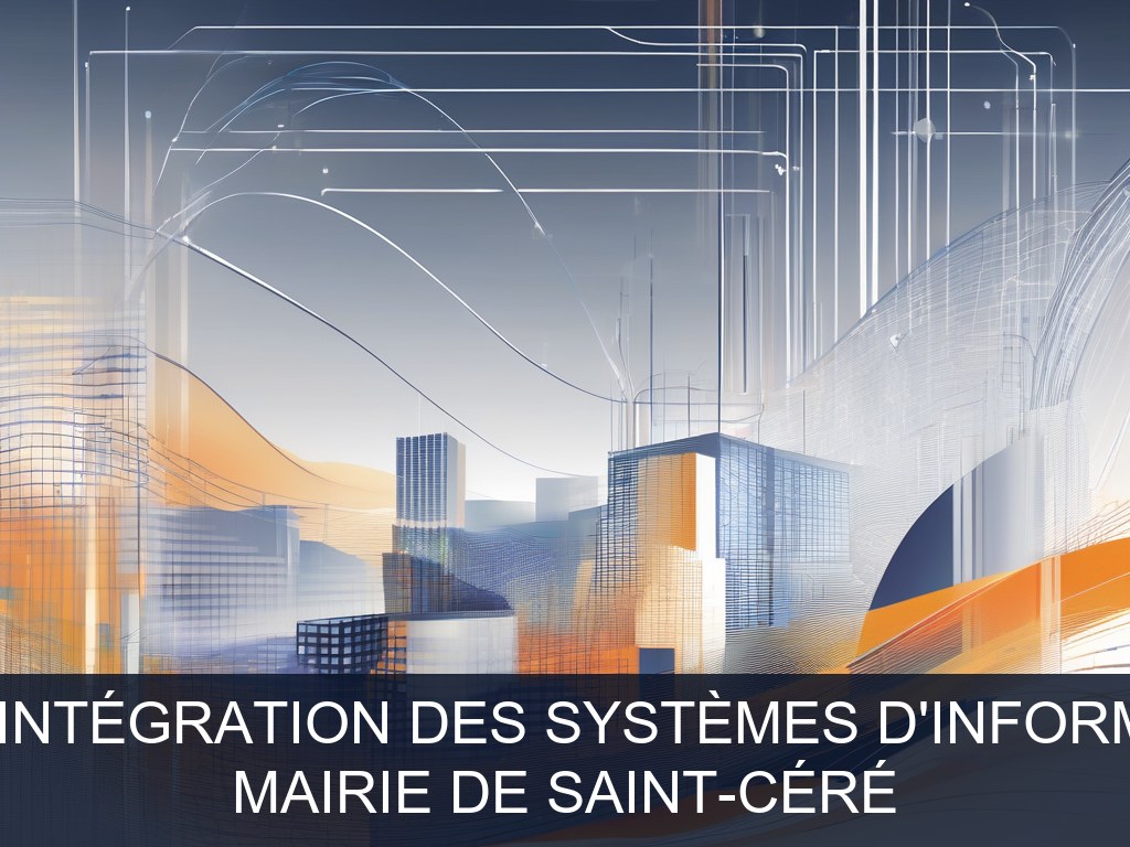 Illustration pour Mairie de Saint-Céré: Modernisation et intégration des systèmes d'information techniques
