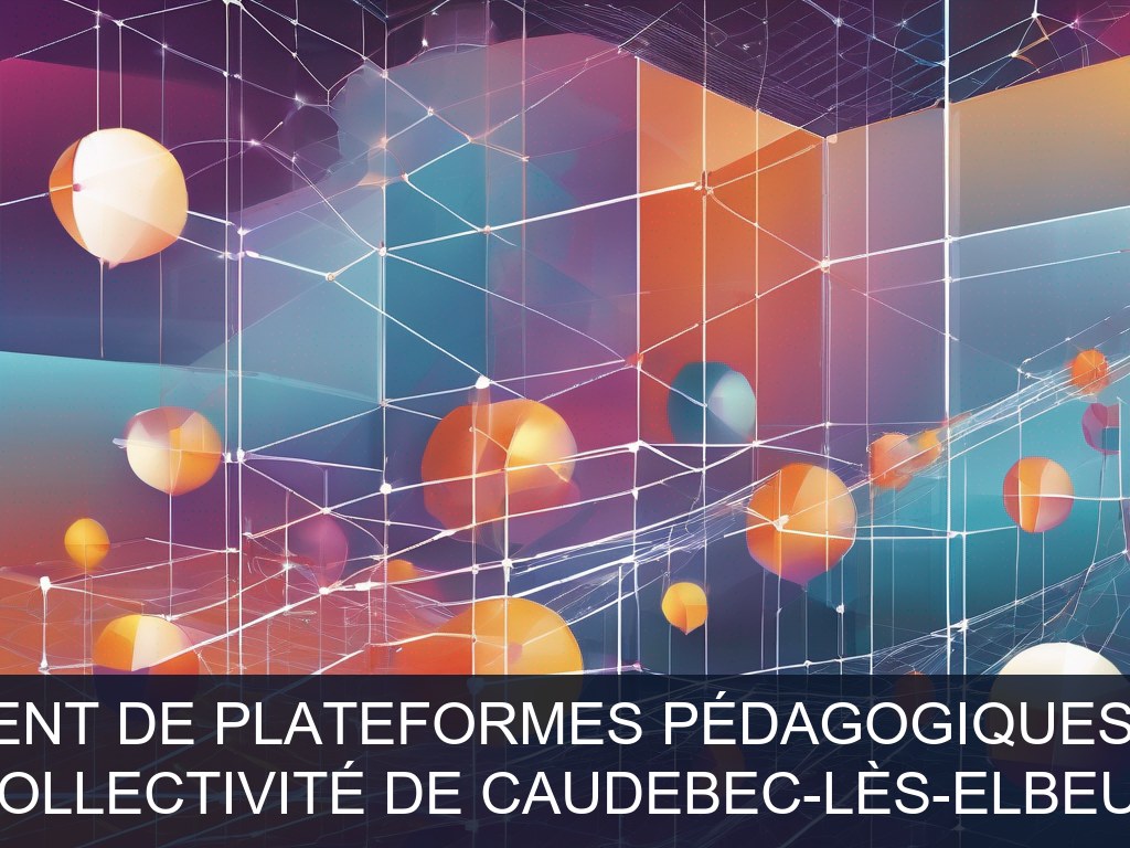 Illustration pour Collectivité de Caudebec-lès-Elbeuf: Développement de plateformes pédagogiques numériques