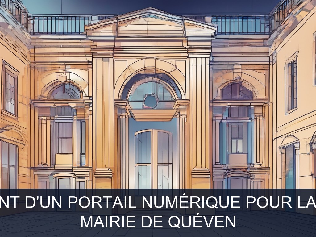 Illustration pour Mairie de Quéven: Développement d'un portail numérique pour la médiathèque