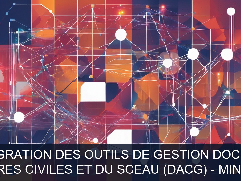 Illustration pour Direction des Affaires Civiles et du Sceau (DACG) - Ministère de la Justice: Optimisation et intégration des outils de gestion documentaire judiciaire