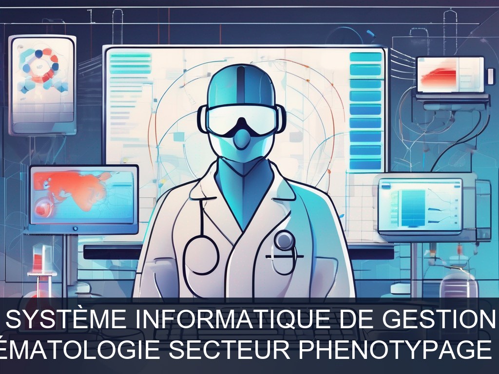 Illustration pour Service d'hématologie secteur PHENOTYPAGE HEMOPATHIE: Optimisation du système informatique de gestion de laboratoire