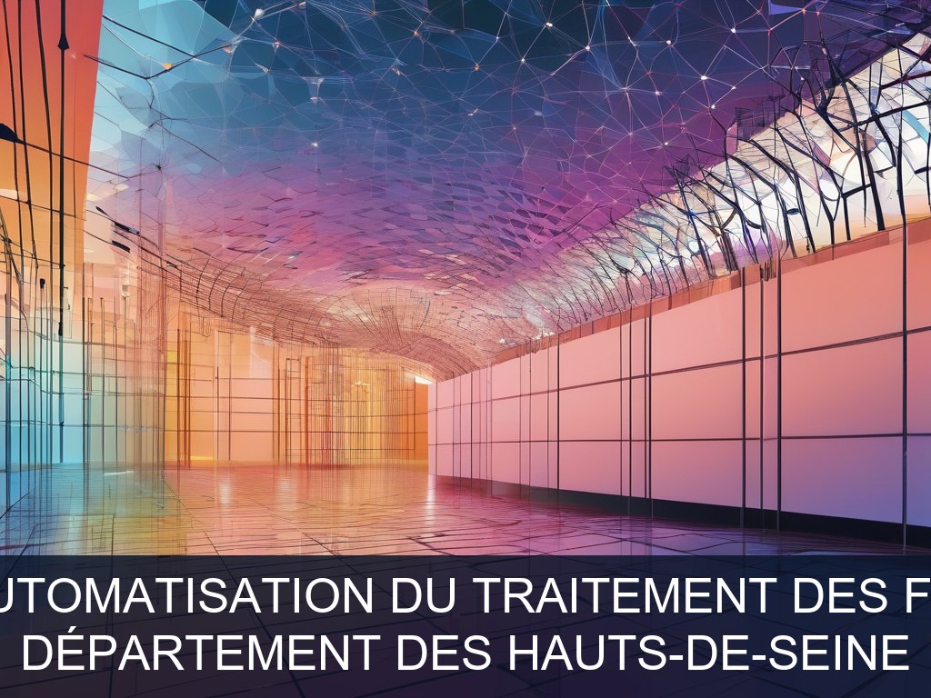 Illustration pour Département des Hauts-de-Seine: Optimisation et automatisation du traitement des factures sociales