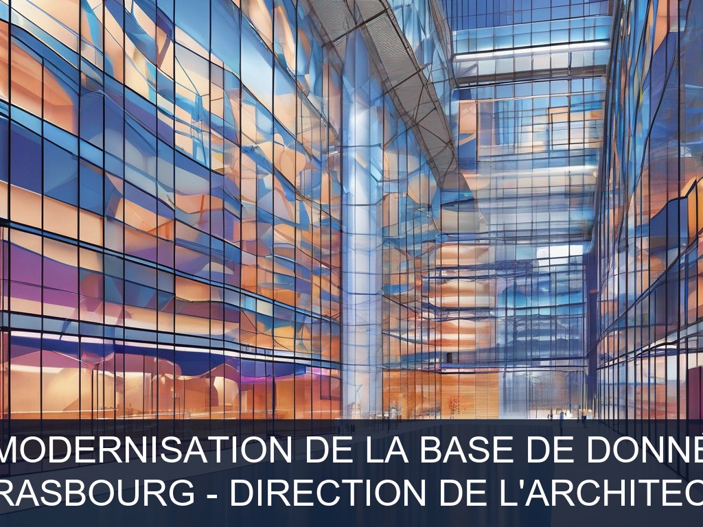 Illustration pour Eurométropole de Strasbourg - Direction de l'Architecture et du Patrimoine: Maintenance et modernisation de la base de données patrimoniale (Potentiel