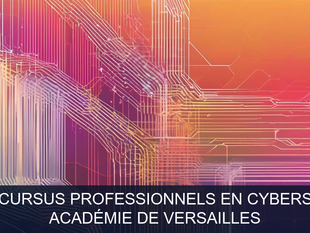 Illustration pour Académie de Versailles: Modernisation des cursus professionnels en cybersécurité et réseaux (Potentiel à Court Terme)