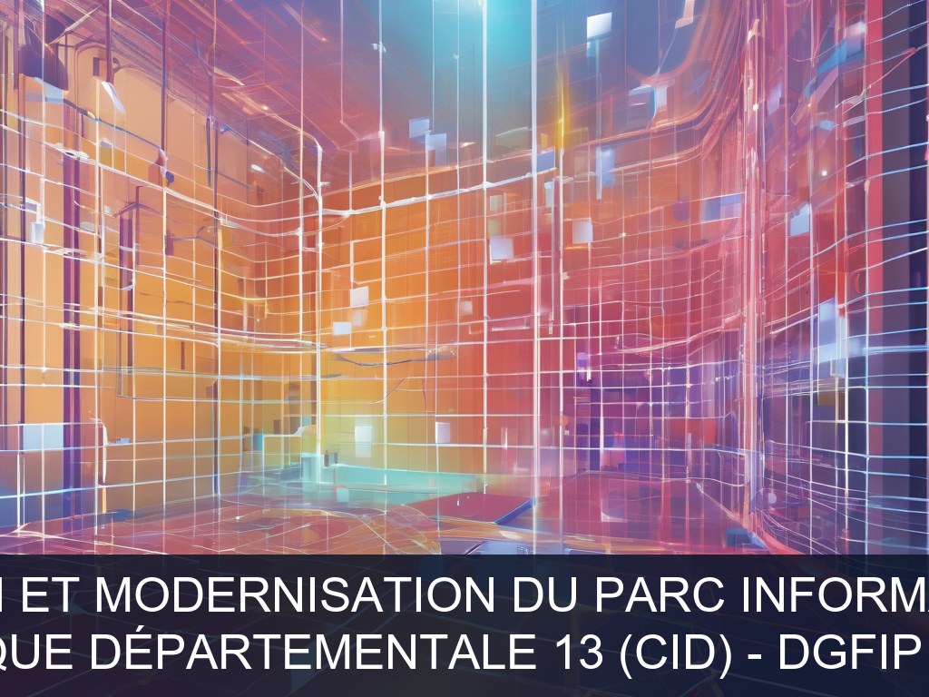 Illustration pour Cellule informatique départementale 13 (CID) - DGFiP Bouches-du-Rhône: Optimisation et modernisation du parc informatique DGFiP (Potentiel à Court Ter