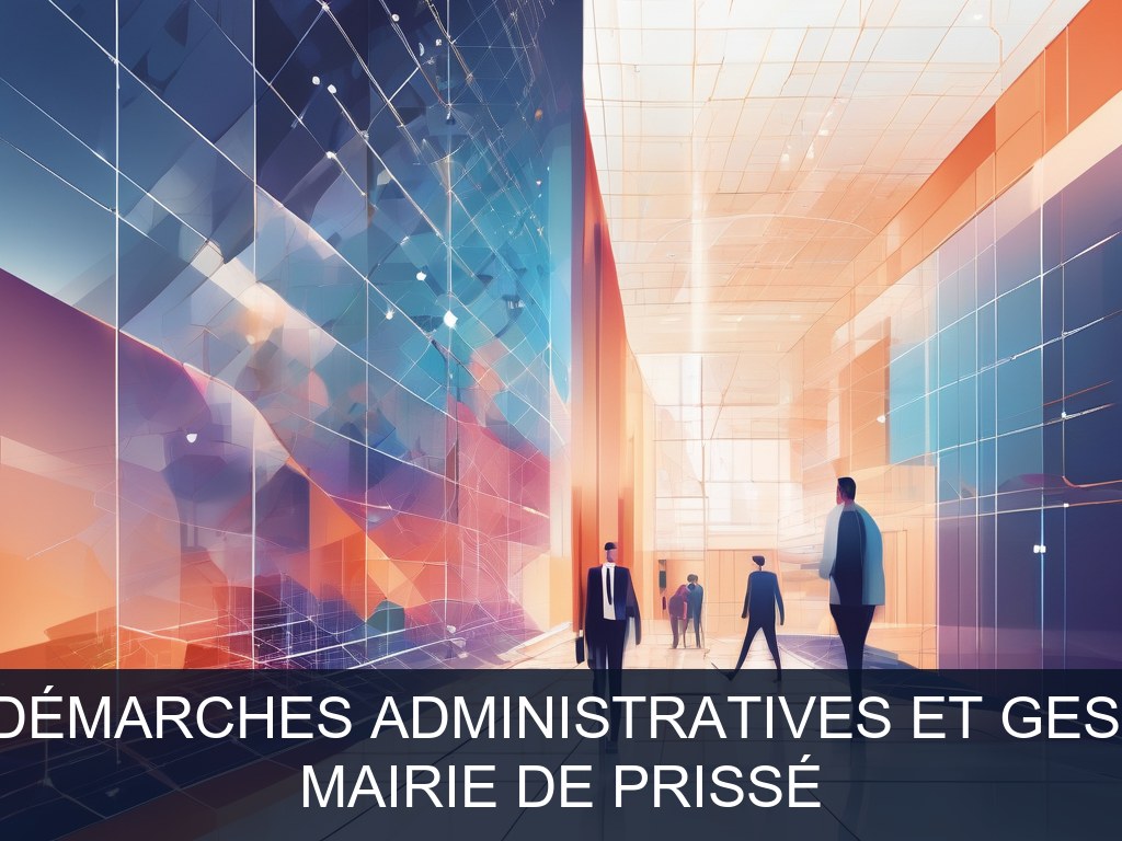 Illustration pour Mairie de Prissé: Digitalisation des démarches administratives et gestion documentaire (Potentiel à Court Terme)
