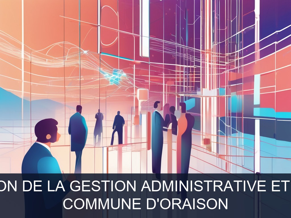 Illustration pour Commune d'Oraison: Digitalisation de la gestion administrative et budgétaire